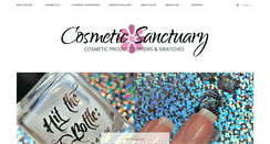 Desktop Screenshot of cosmeticsanctuary.com